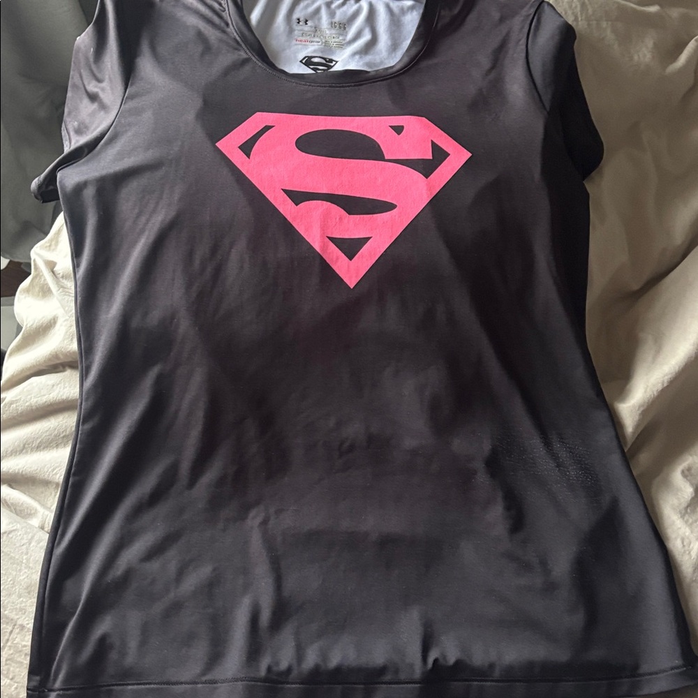 Under Armour Black Superman Top